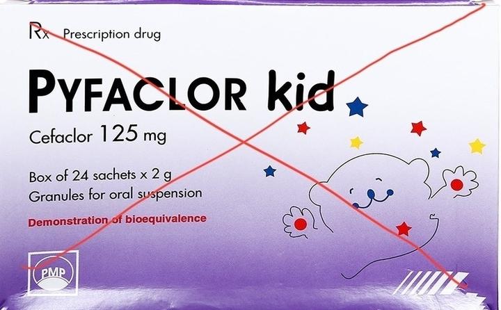 Thu hồi khẩn lô thuốc kháng sinh điều trị viêm tai, viêm phổi